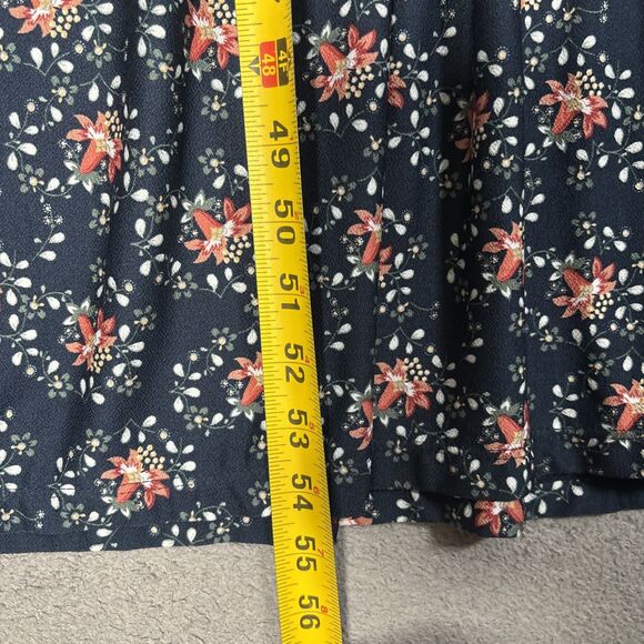 Max Studio Maxi Dress Size S Floral Empire Waist Cottage Ditsy Romantic Feminine - Picture 12 of 16